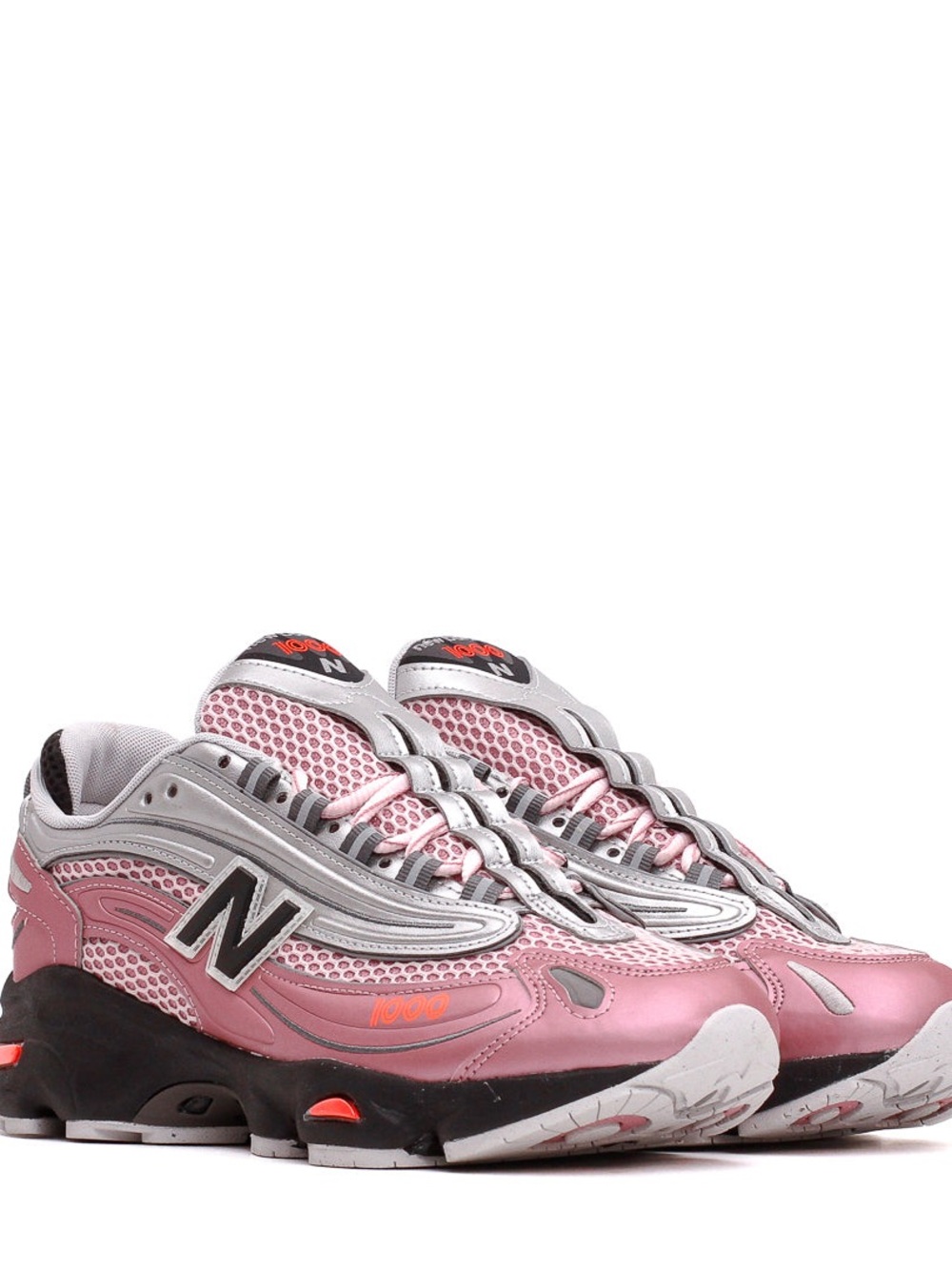 New Balance 1000 Pink Taffy Silver Metallic M1000U Women's 12 / Men's 10.5 NEW - Picture 16 of 16